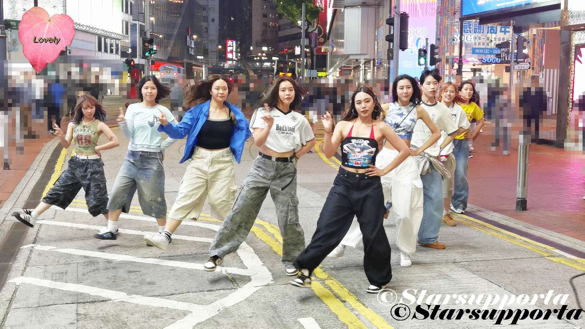 20251103 KPOP dance @ 香港銅鑼灣Casetify對出